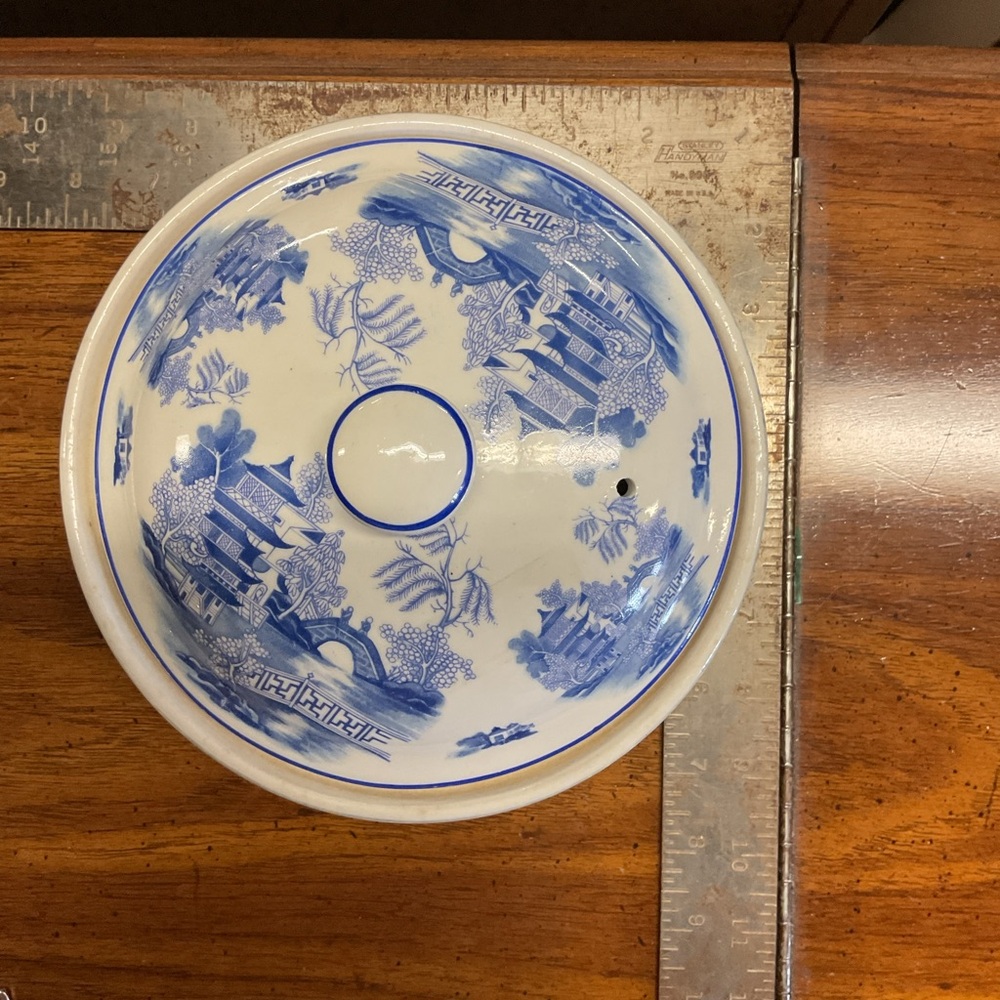 Blue and White Ceramic Bowl
